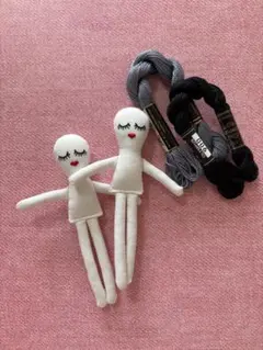 ルルベちゃん 素ドール 刺繍糸 セット 書籍＋刺繍糸】ルルベちゃんドールBOOK