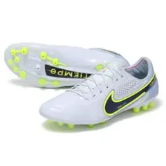 Nike Tiempo サッカーシューズ ホワイト/イエロー - メルカリ
