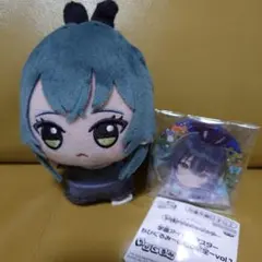 学園アイドルマスター　月村　手毬　ちびぐるみ　vol.1　オーロラ箔押し缶バッジ