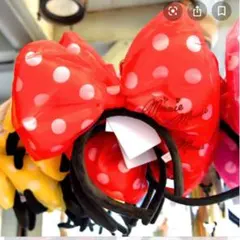 ディズニー リボンカチューシャミニーマウス