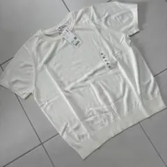 《新品》UNIQLO UVカット クルーネックセーター 半袖