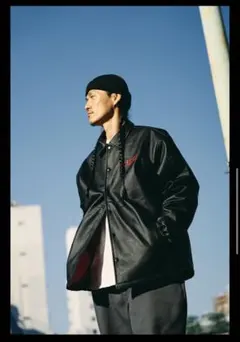 RIPPER FAKE LEATHER COACH JACKET