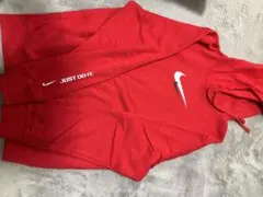 Nike レッド フード付きスウェット