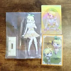 鏡音リン アクリルスタンド クリアカード フリューくじ 初音ミク