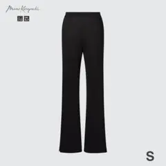 【美品】UNIQLO マメクロゴウチ フレアスリットレギンス S ブラック