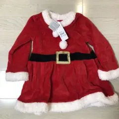 サンタクロース風コスチューム 110センチ　ワンピース