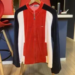 FILA ８０年代ビンテージベロアジャージ トリコロール柄 あいみょん