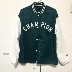 Champion ジャケット グリーン ホワイト　レディース　L