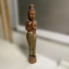 万博 南スーダン 木製人形彫刻 オブジェ - メルカリ