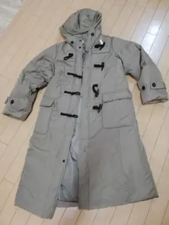 Sサイズ★極美品★ダッフルコートデザインのダウンジャケット★ベージュ