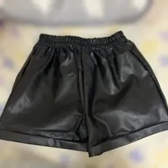新品同様⭐️SHEINレザーショートパンツ ブラック M