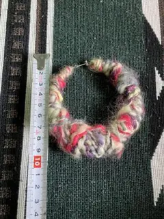 多色ウールフープピアス(片耳用)