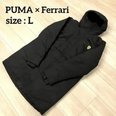 美品✨PUMA プーマ ロングダウン ベンチコート フェラーリコレクション L
