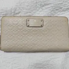 kate spade ハート模様 長財布