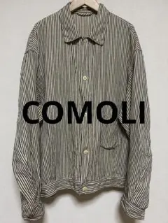 COMOLI 綿麻ヒッコリーブルゾン サイズ3のサムネイル