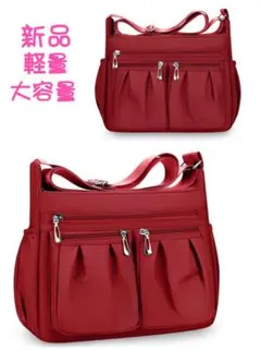 ショルダーバッグ　斜めがけ　ポケット 鞄レディース　新品　バック 超軽量