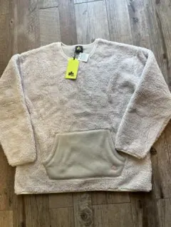 新品未使用　LOGOSボアトレーナー L クリームベージュ色