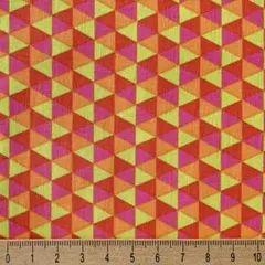 USAコットン　マイケルミラー　三角形幾何学柄生地