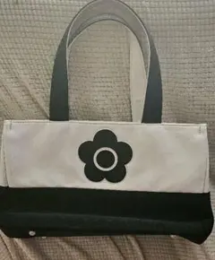 MARY QUANT♡バイカラートート A4オッケイ 大容量 仕切りあり♡レア