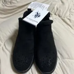 ★超お得★U.S. Polo Assn. ブラックファーショートブーツ M新品