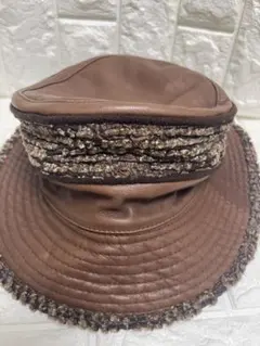 M136☆POUR HERMES☆MOTSCH☆モッチ☆エルメス☆グリーン☆帽子 - メルカリ