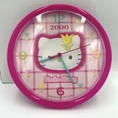 希少　未使用　ハローキティ Hello Kitty 掛時計　2000年製