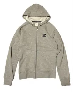 00's OLD adidas ジップアップパーカー　国旗タグ