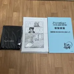 進撃の巨人画集FLY 複製原画　ミカサのマフラー