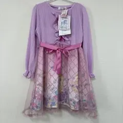 【新品 タグ付き】エコネコ しまむら ラプンツェル ワンピース 130