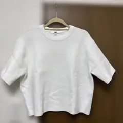 ユニクロ　ミラノリブ　クルーネックセーター