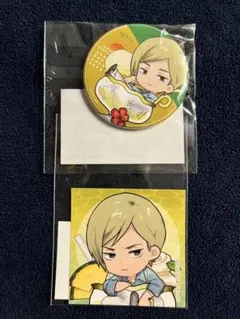 呪術廻戦　懐玉・玉折　まるくじ　ちゃぽんっ！　七海建人　缶バッジ　ステッカー