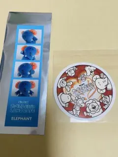 たべっ子どうぶつ カフェ ステッカー ぞうのサムネイル
