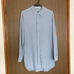 ギャルリーヴィー ギンガムチェック 長袖シャツ ブルー 羽織り トゥモローランド