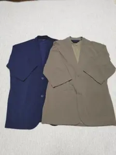 ☆pesce☆くんさん専用　2枚セット　半袖カーディガン　グローバルワーク