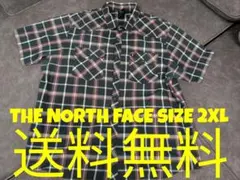 THE NORTH FACE 半袖シャツ チェック柄 ウエスタンシャツ 2XLのサムネイル