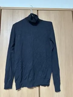 ZARA タートルネック 長袖 ニット ブラック