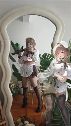 NIKKE ブラン 歪萌舎 コスプレ 勝利の女神:NIKKE ニケ ウィッグ付き