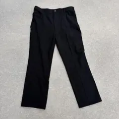 CONRON スラックスパンツ ストレートパンツ　ブラック シンプル　フォーマル