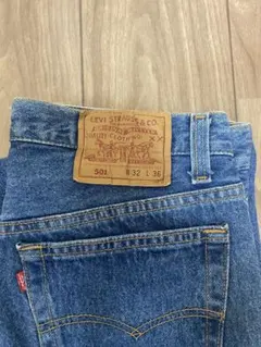 90s USA製Levi's 501 W32 L36 ボタン裏552 赤文字
