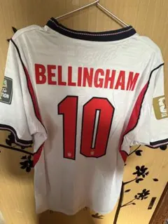 【正規品】ベリンガム イングランド代表　ユニフォーム　インポートM W杯 正規品】ベリンガム イングランド代表 ユニフォーム インポートM W杯