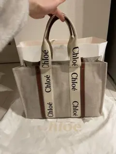 Chloé かごバッグ バスケットバッグ ホワイト保存袋付き 未使用 - メルカリ