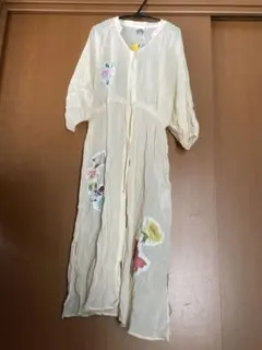 スカラー　エアリー　シアーガウン　ロングカーディガン　シャツワンピース　未使用