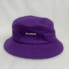 タグ付 XLARGEエクストララージ ハット 帽子 パープル 071K23