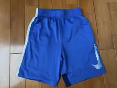 青いメッシュハーフパンツ　NIKE