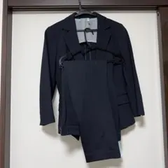 美品 スーツカンパニー　パンツスーツ　ネイビー