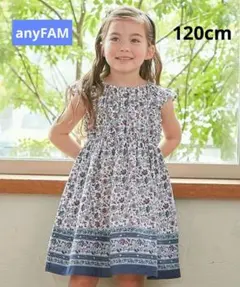 anyFAM♡プリントサマーワンピース 花柄 120cm