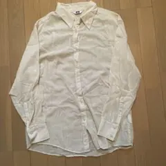 UNIQLO U 長袖シャツ ベージュ　コットン100%のサムネイル