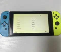 Nintendo Switch ネオンブルー/ネオンイエロー スタンド・付属品無