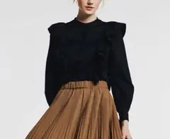 DOUBLE STANDARD CLOTHING フリルブラウス 36のサムネイル