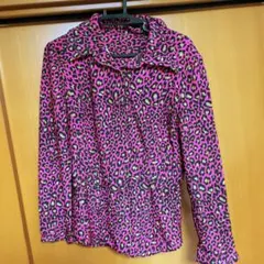 GKITALIYA ヒョウ柄長袖シャツ